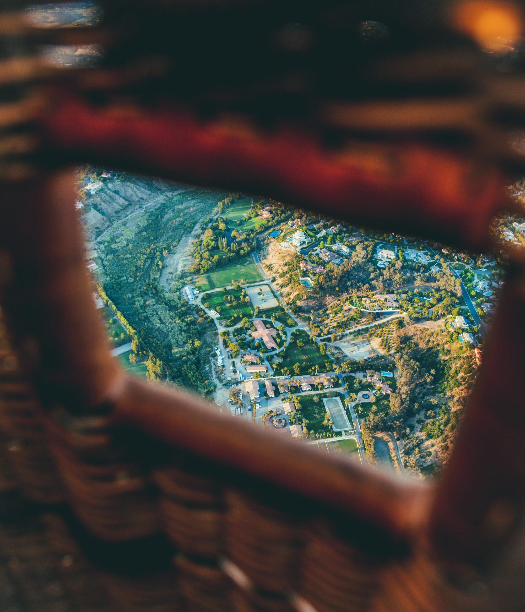 A stunning aerial view of Rancho Santa Fe, where our painting expertise transforms properties into breathtaking masterpieces